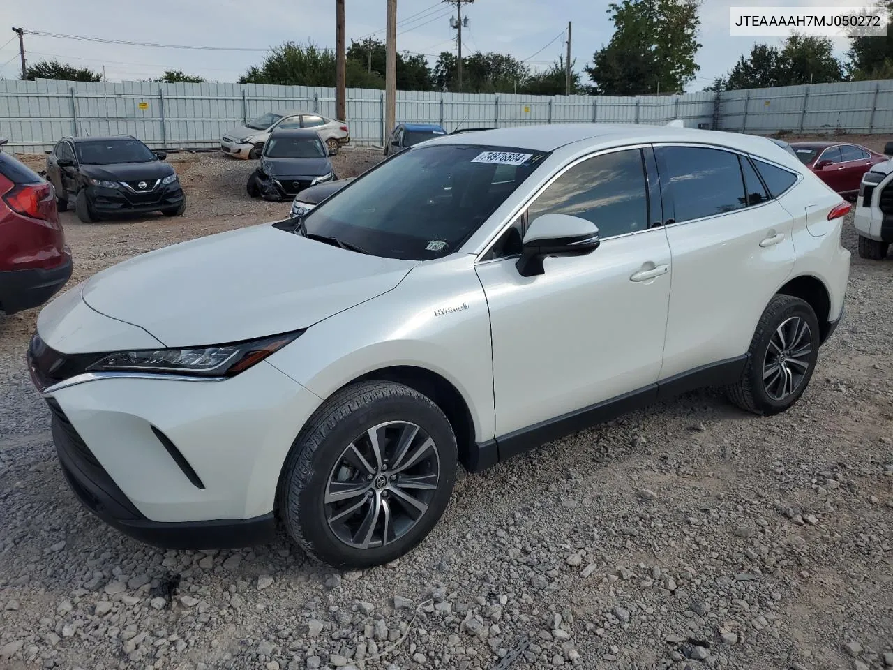 2021 Toyota Venza Le VIN: JTEAAAAH7MJ050272 Lot: 74976804