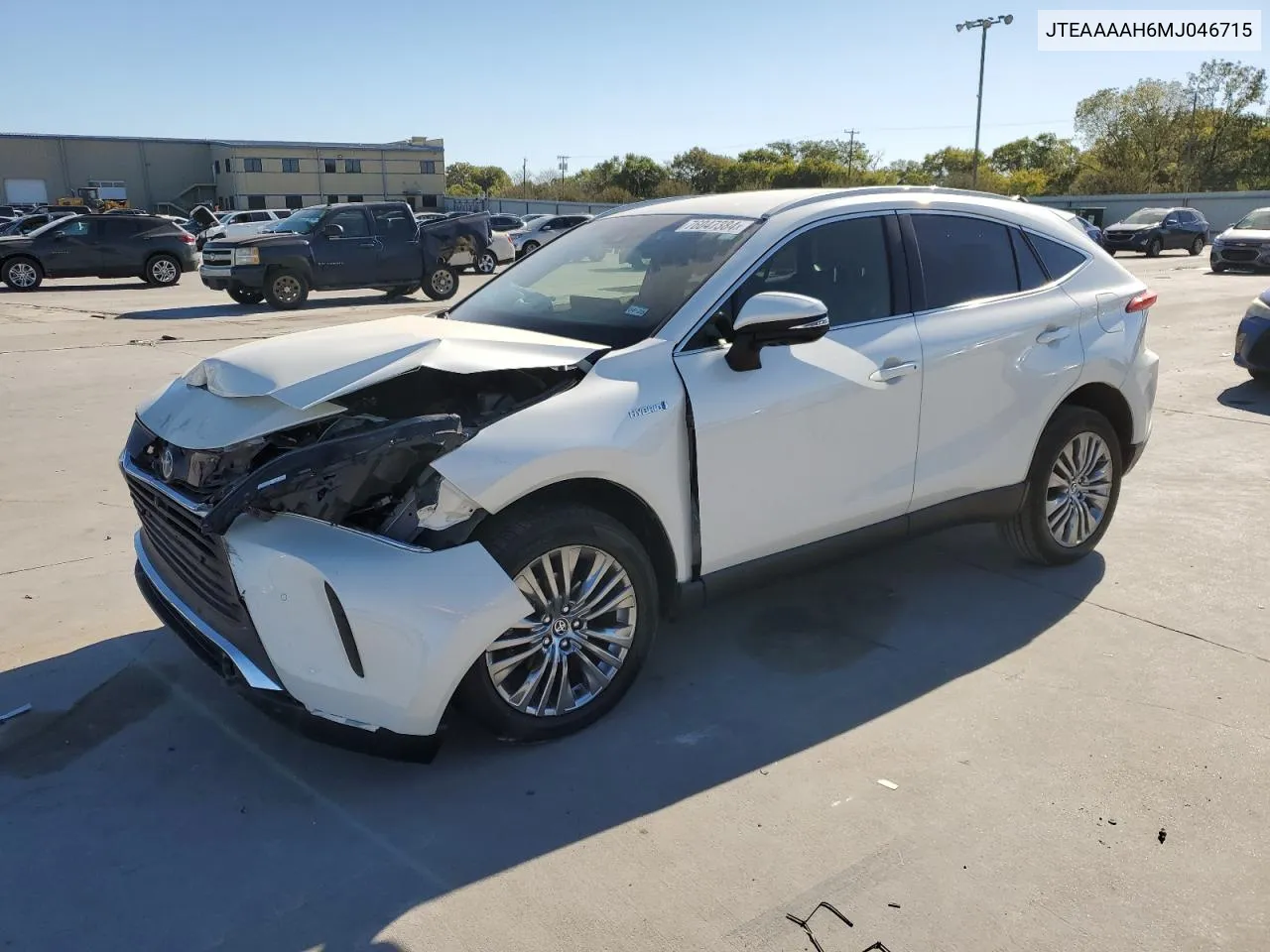 2021 Toyota Venza Le VIN: JTEAAAAH6MJ046715 Lot: 76047384