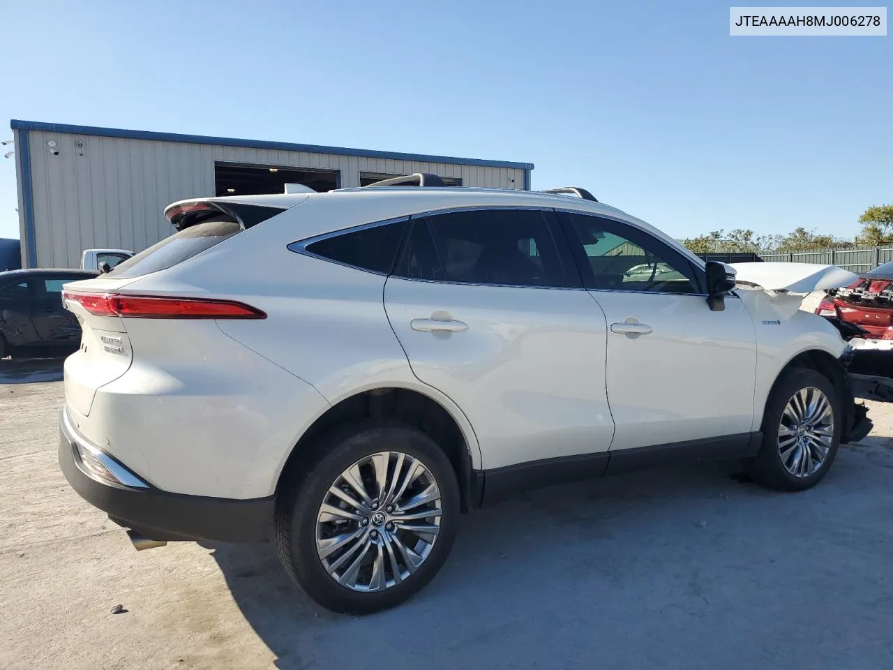 2021 Toyota Venza Le VIN: JTEAAAAH8MJ006278 Lot: 76657914