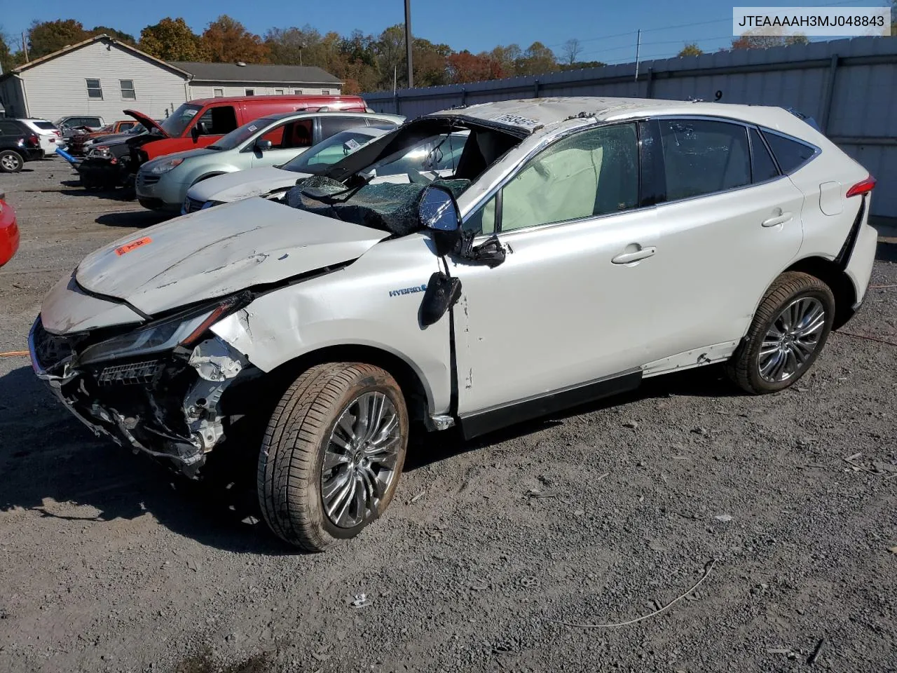 2021 Toyota Venza Le VIN: JTEAAAAH3MJ048843 Lot: 76934574