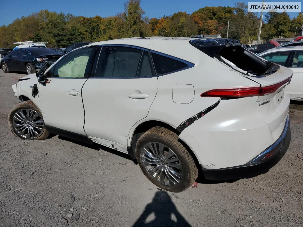 2021 Toyota Venza Le VIN: JTEAAAAH3MJ048843 Lot: 76934574