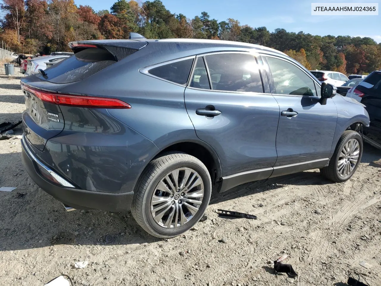 2021 Toyota Venza Le VIN: JTEAAAAH5MJ024365 Lot: 77769914