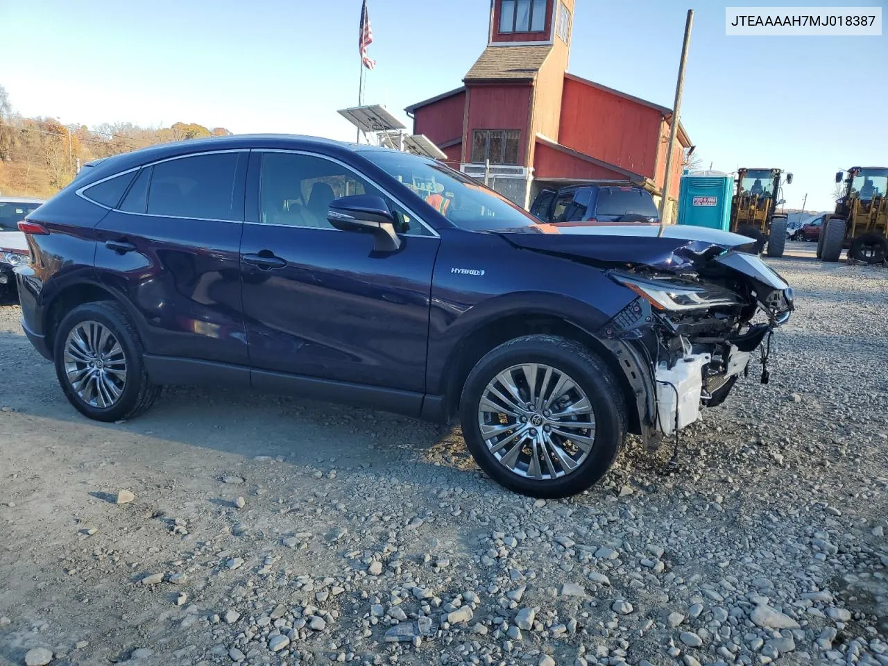 2021 Toyota Venza Le VIN: JTEAAAAH7MJ018387 Lot: 79079384