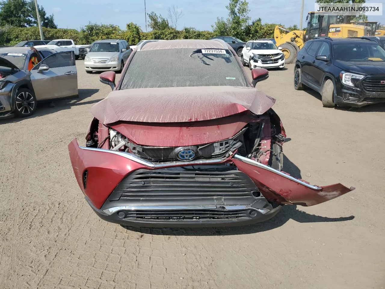 2022 Toyota Venza Le VIN: JTEAAAAH1NJ093734 Lot: 72231534