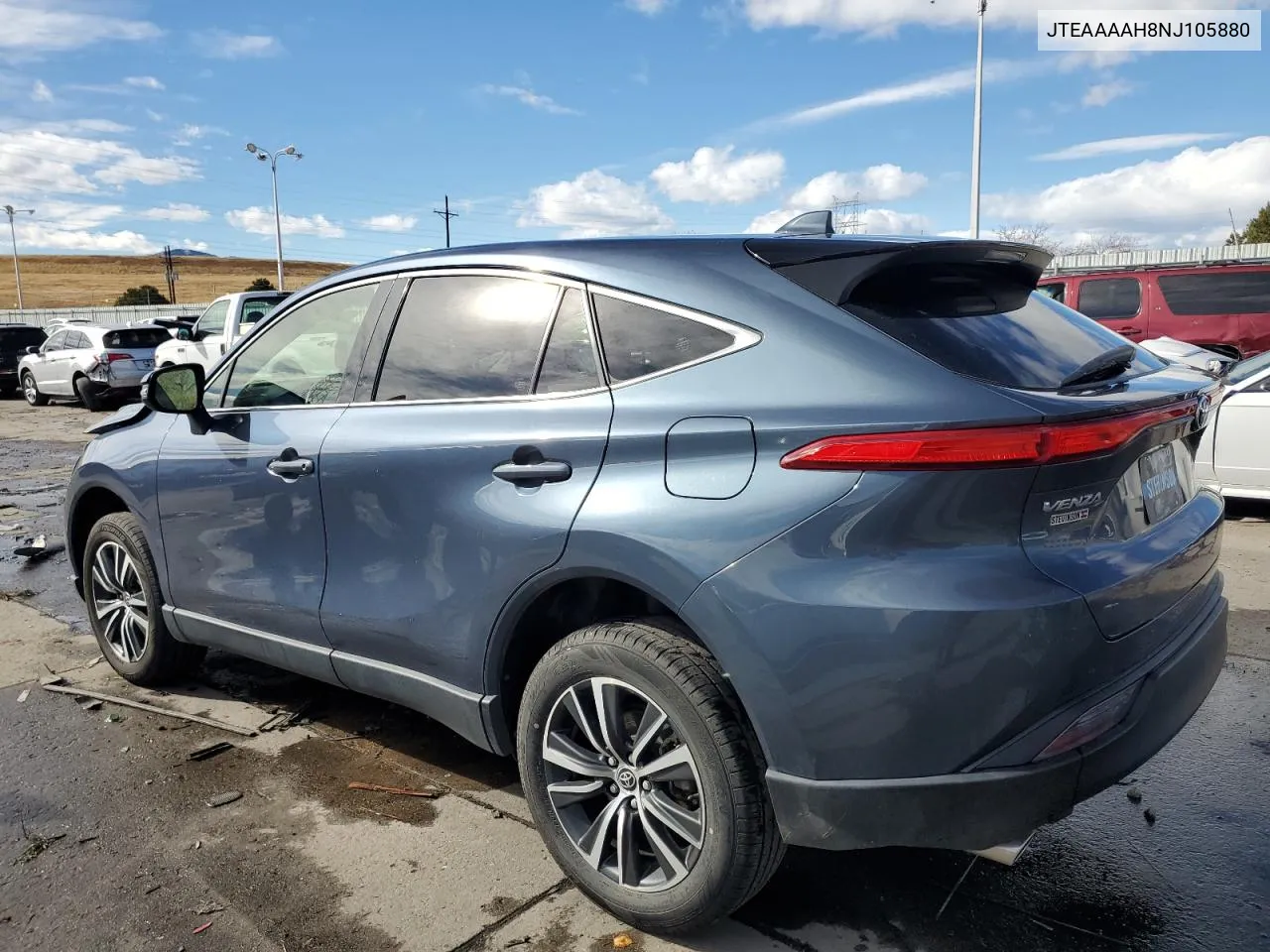 JTEAAAAH8NJ105880 2022 Toyota Venza Le