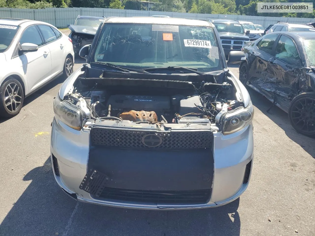 2008 Toyota Scion Xb VIN: JTLKE50E081003851 Lot: 67299174