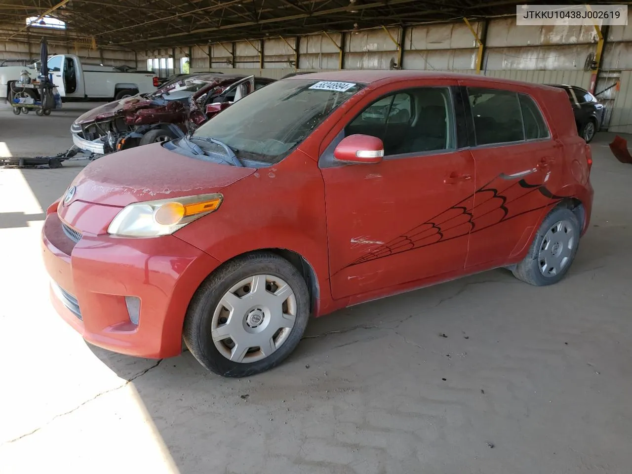 2008 Toyota Scion Xd VIN: JTKKU10438J002619 Lot: 58248994