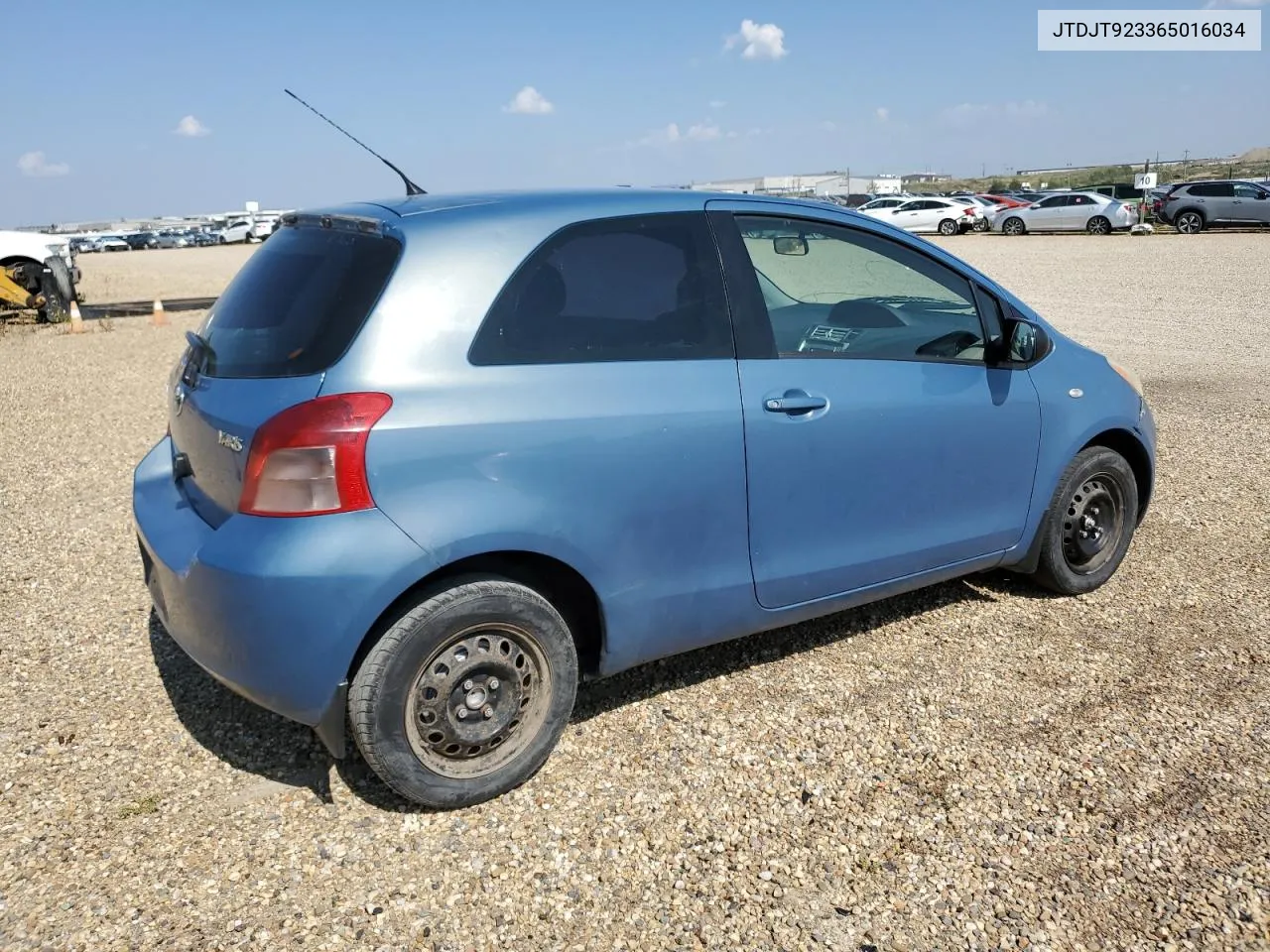 2006 Toyota Yaris VIN: JTDJT923365016034 Lot: 67156944