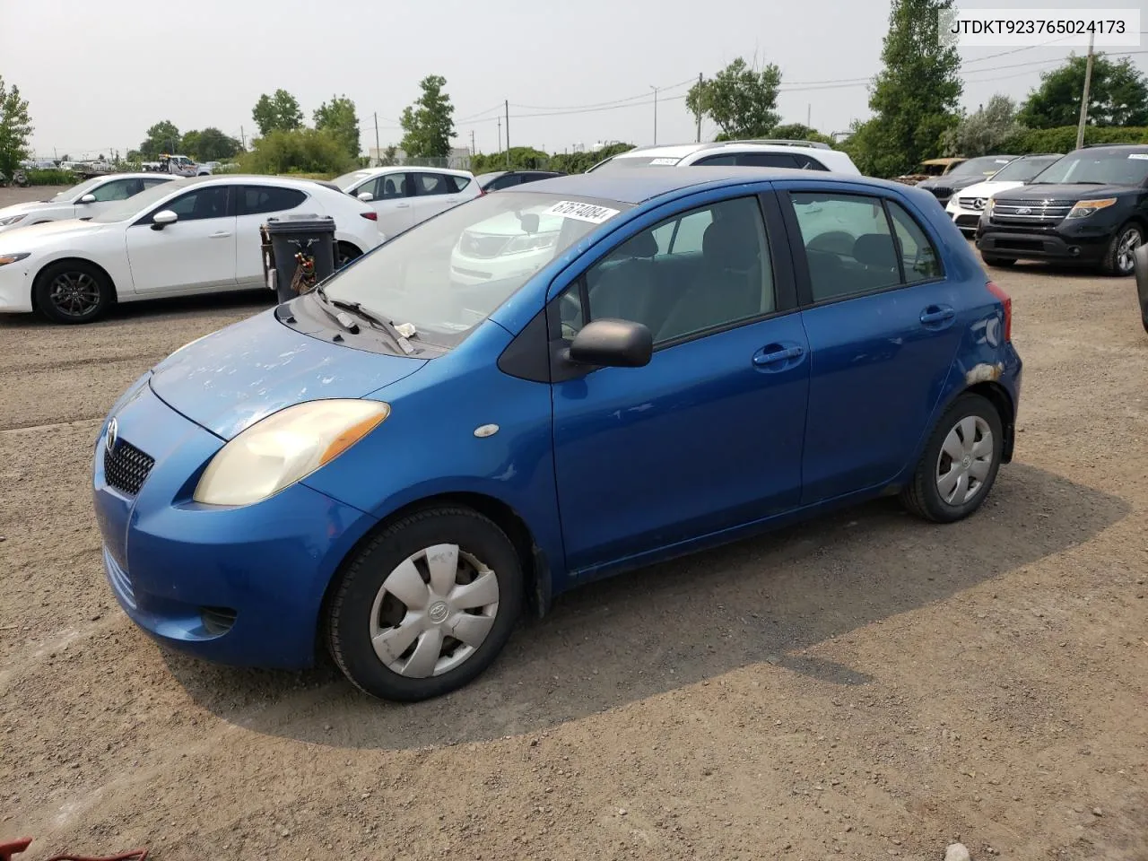 2006 Toyota Yaris VIN: JTDKT923765024173 Lot: 67674084