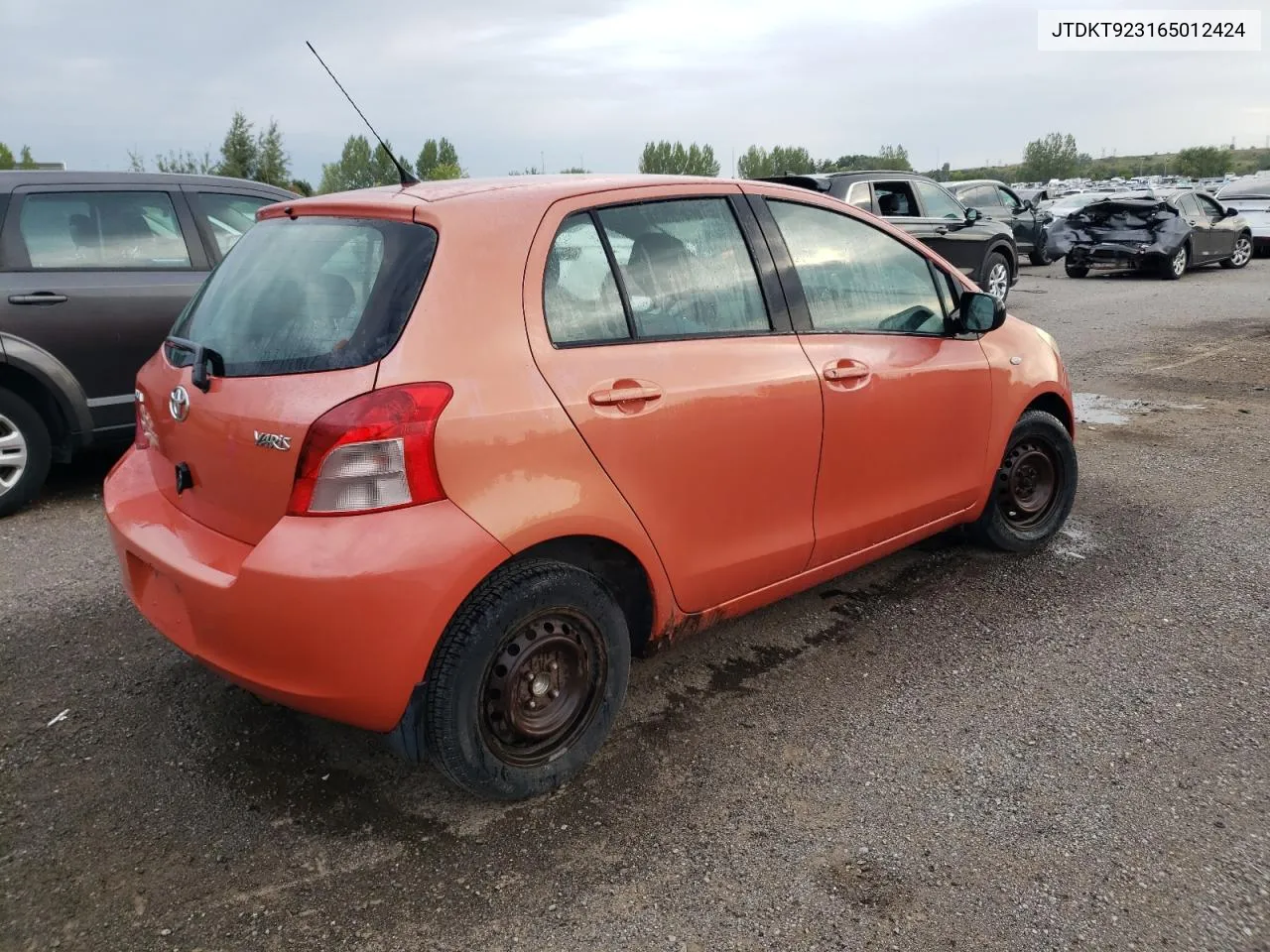 2006 Toyota Yaris VIN: JTDKT923165012424 Lot: 70524474