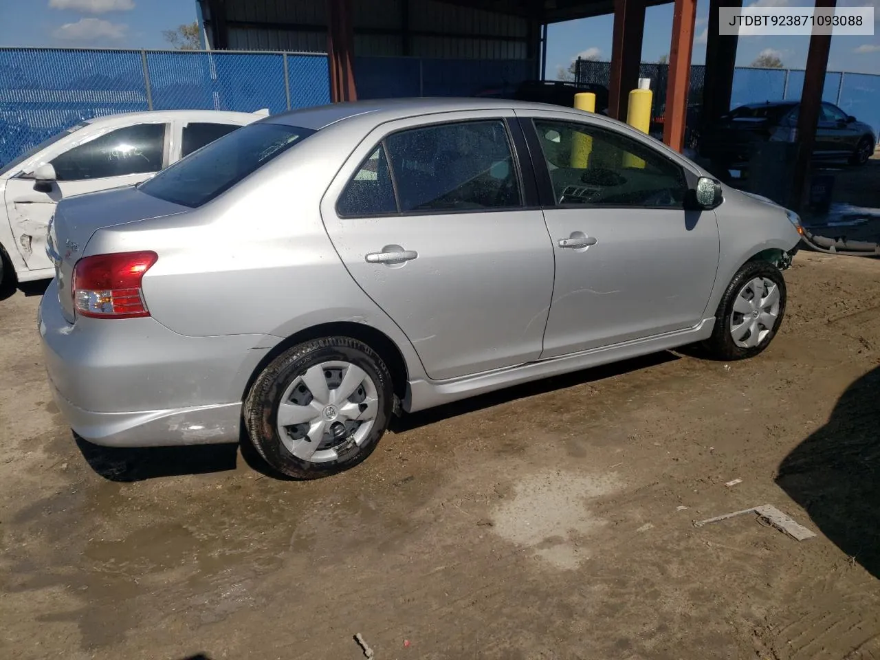 2007 Toyota Yaris VIN: JTDBT923871093088 Lot: 40714084