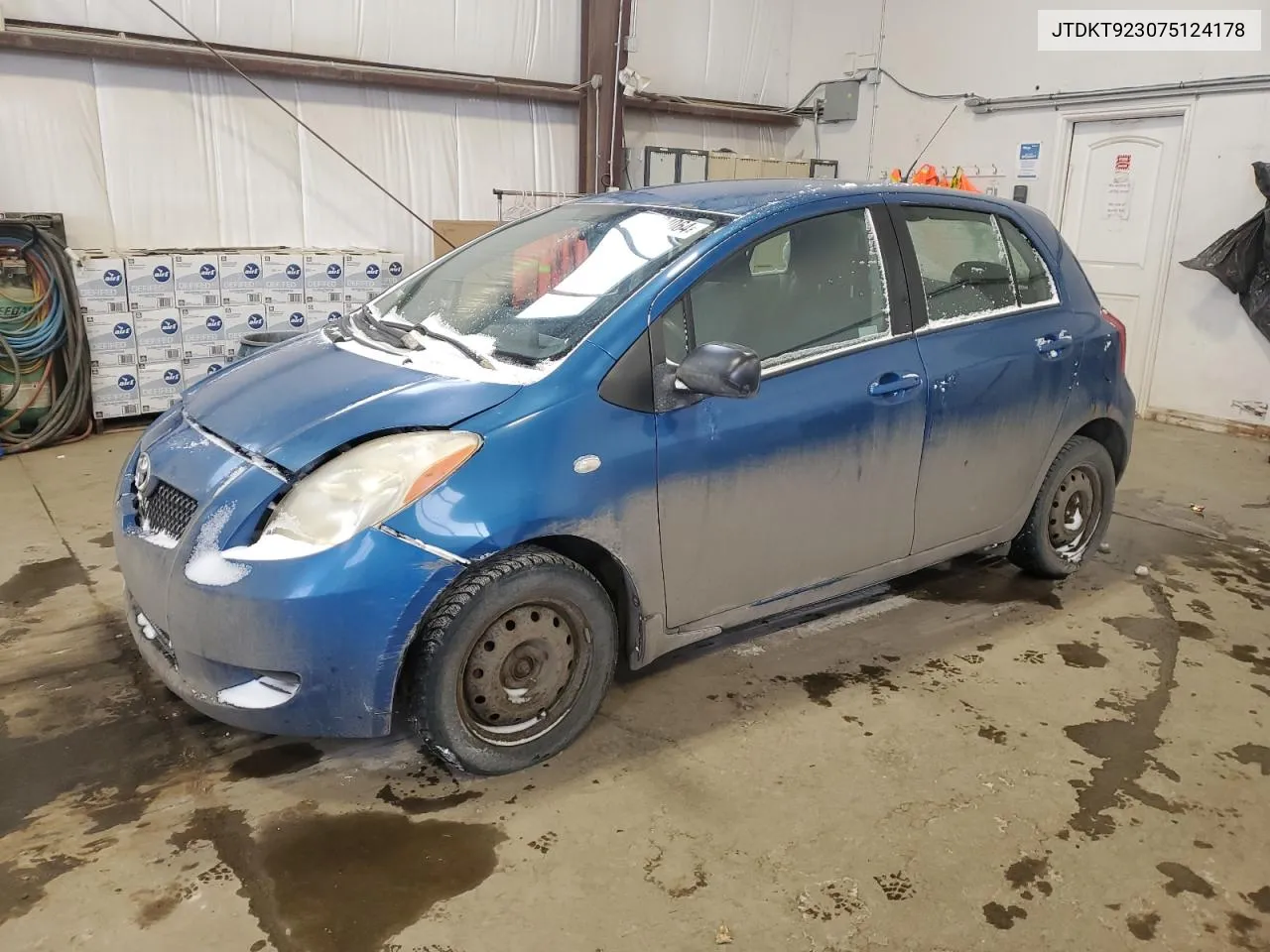 JTDKT923075124178 2007 Toyota Yaris