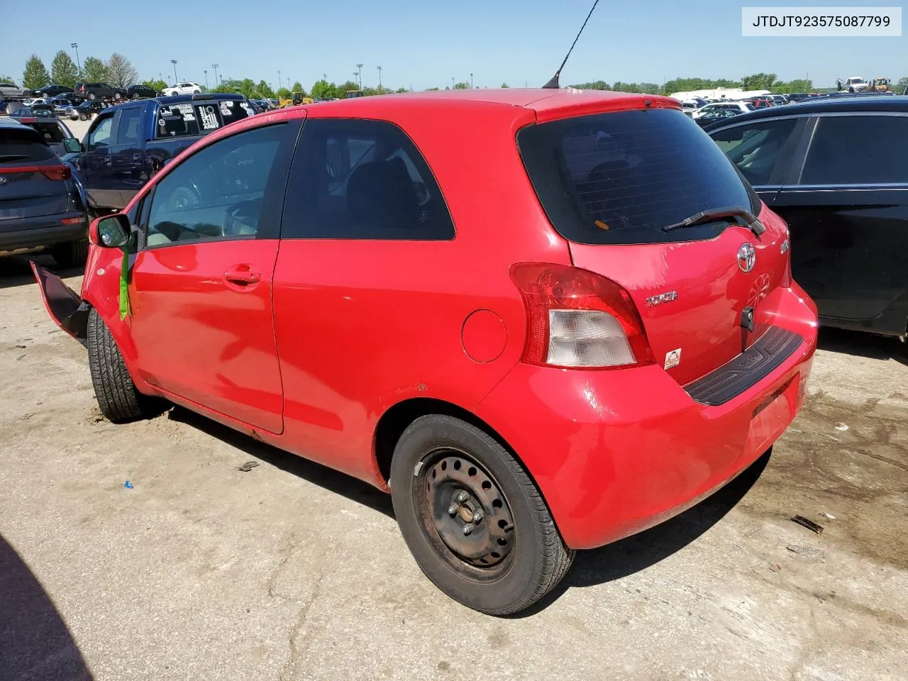 2007 Toyota Yaris VIN: JTDJT923575087799 Lot: 52725194