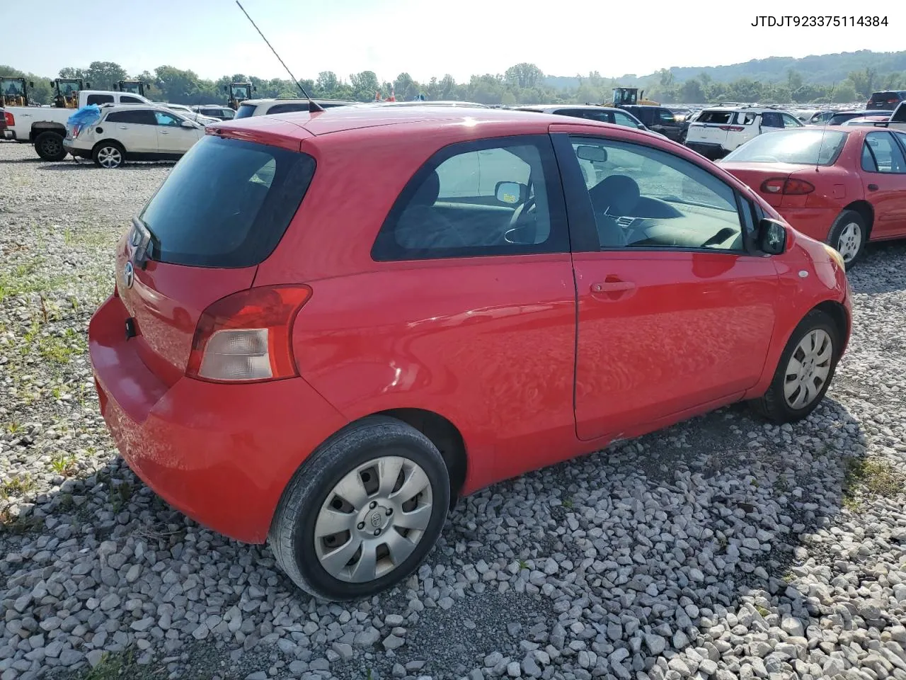 2007 Toyota Yaris VIN: JTDJT923375114384 Lot: 57546074