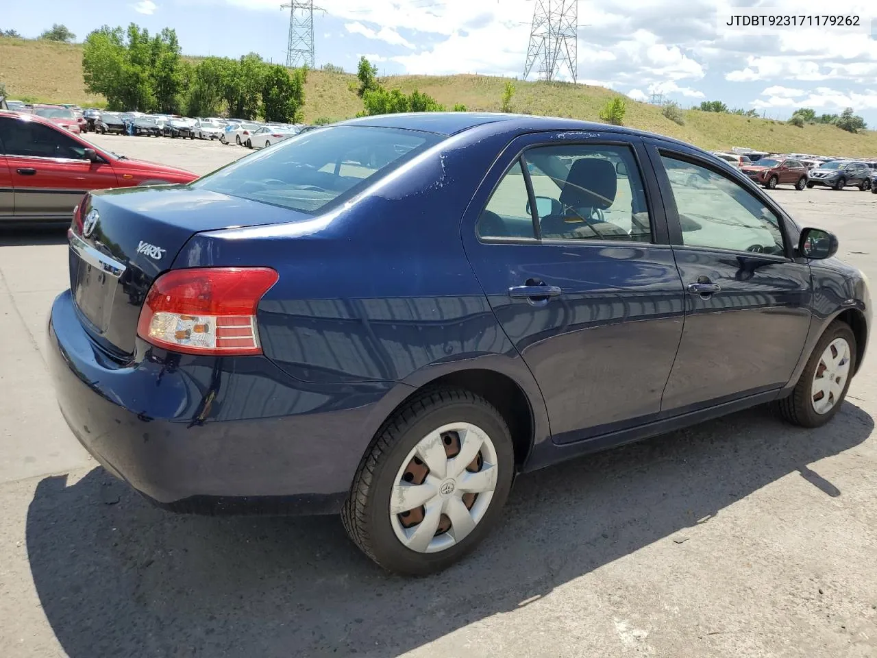 2007 Toyota Yaris VIN: JTDBT923171179262 Lot: 59166134