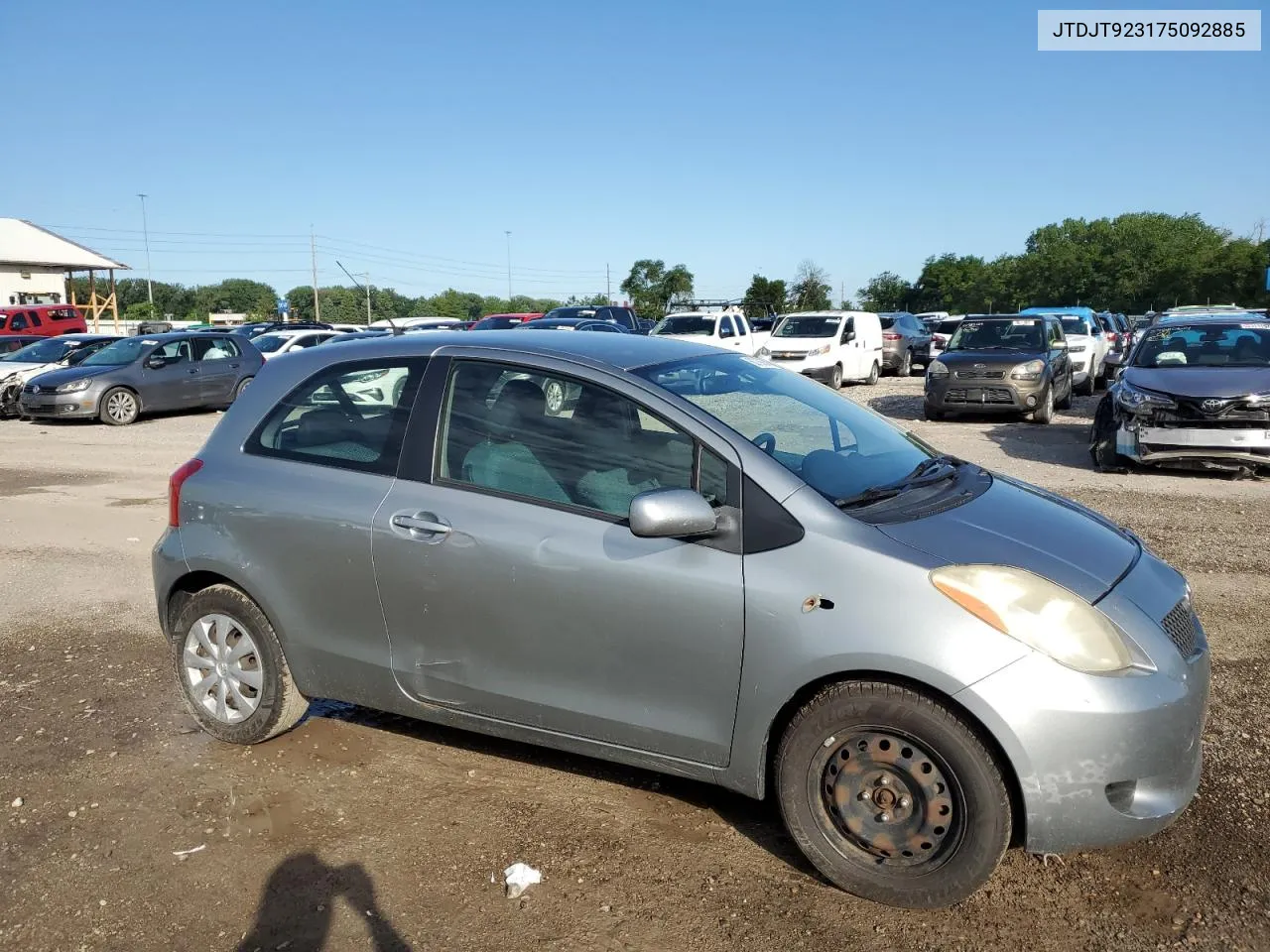 2007 Toyota Yaris VIN: JTDJT923175092885 Lot: 60708554