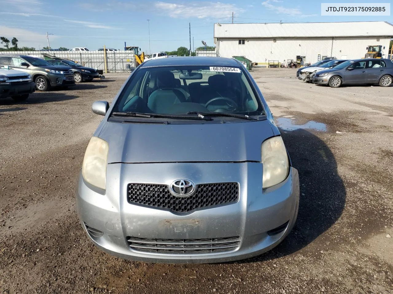 2007 Toyota Yaris VIN: JTDJT923175092885 Lot: 60708554