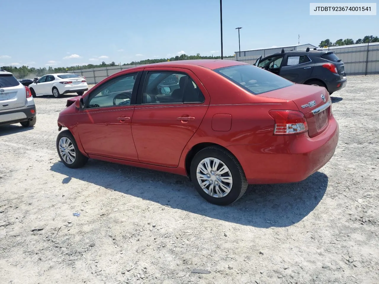 JTDBT923674001541 2007 Toyota Yaris