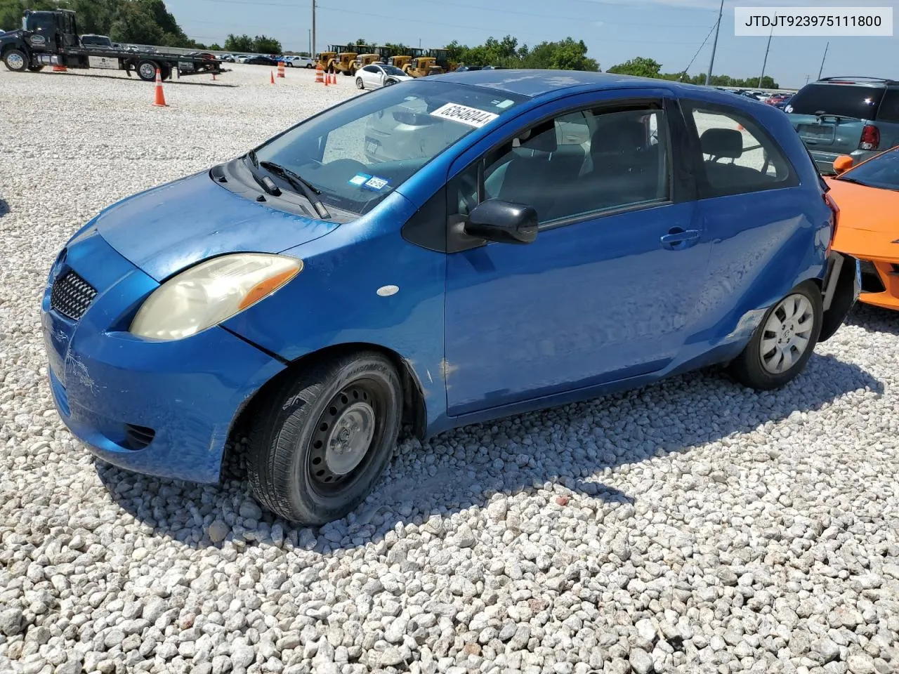 JTDJT923975111800 2007 Toyota Yaris