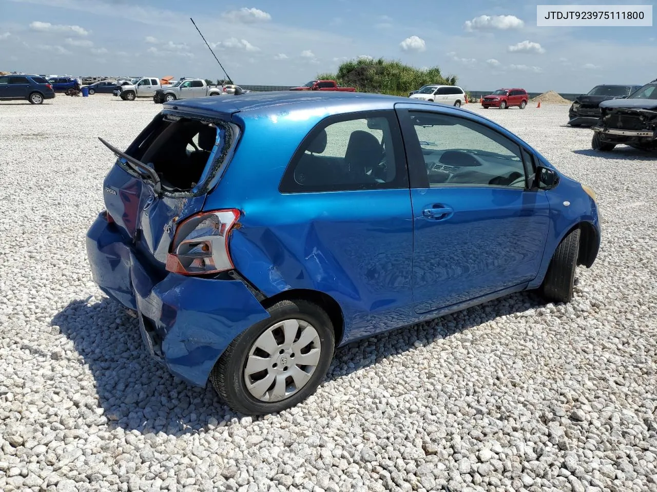 JTDJT923975111800 2007 Toyota Yaris