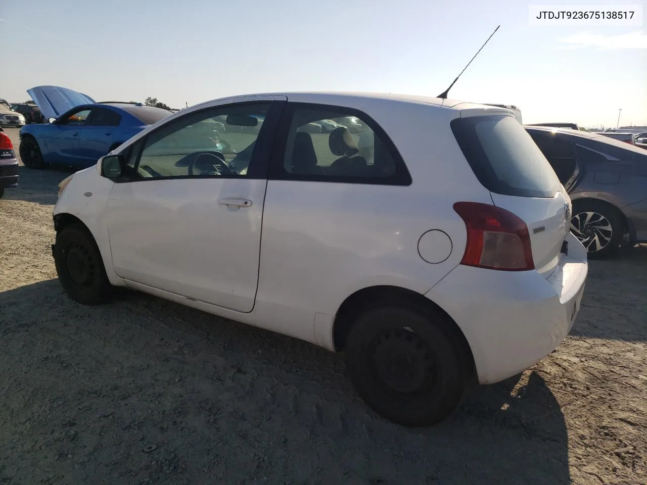 JTDJT923675138517 2007 Toyota Yaris