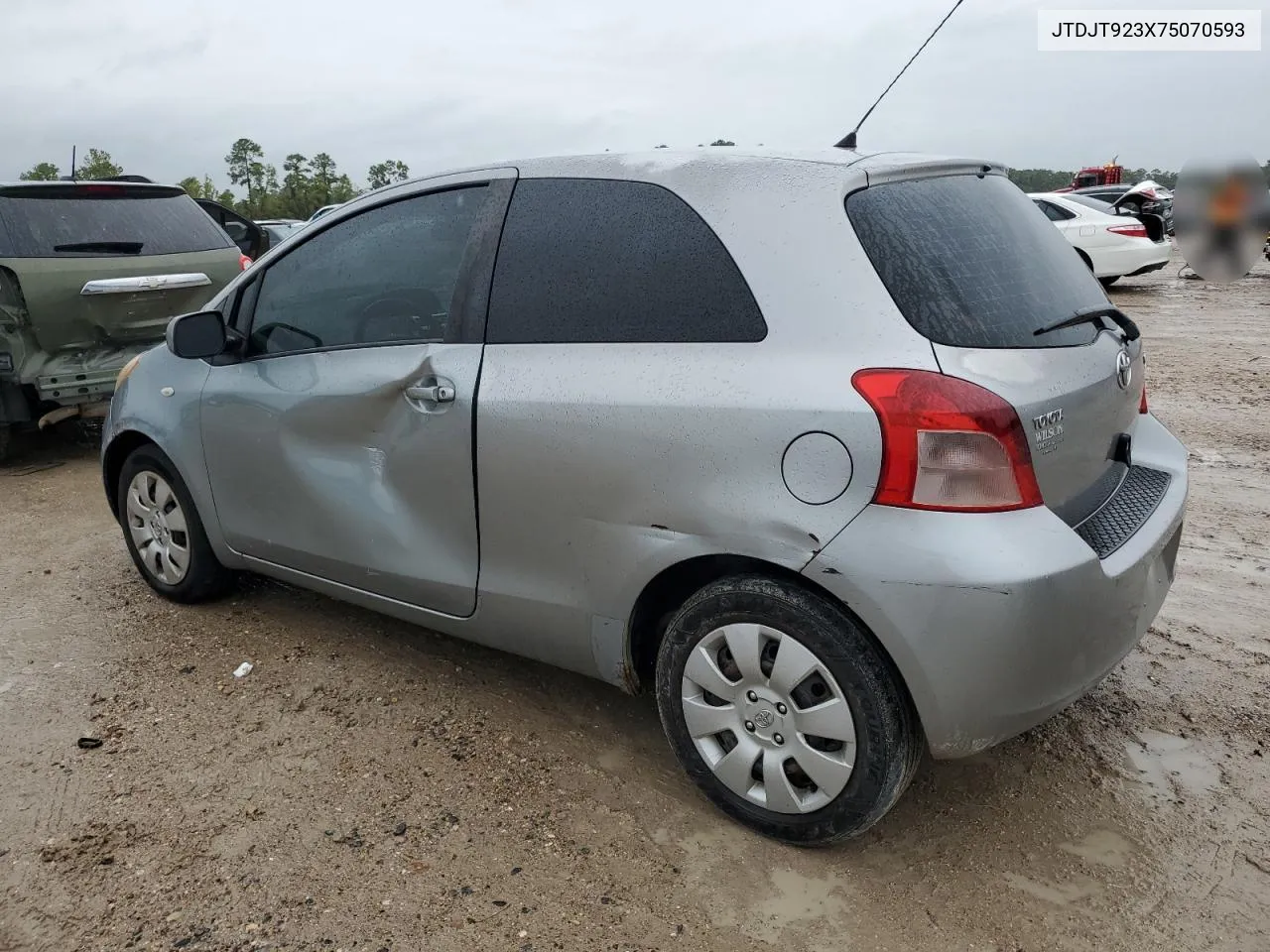 JTDJT923X75070593 2007 Toyota Yaris