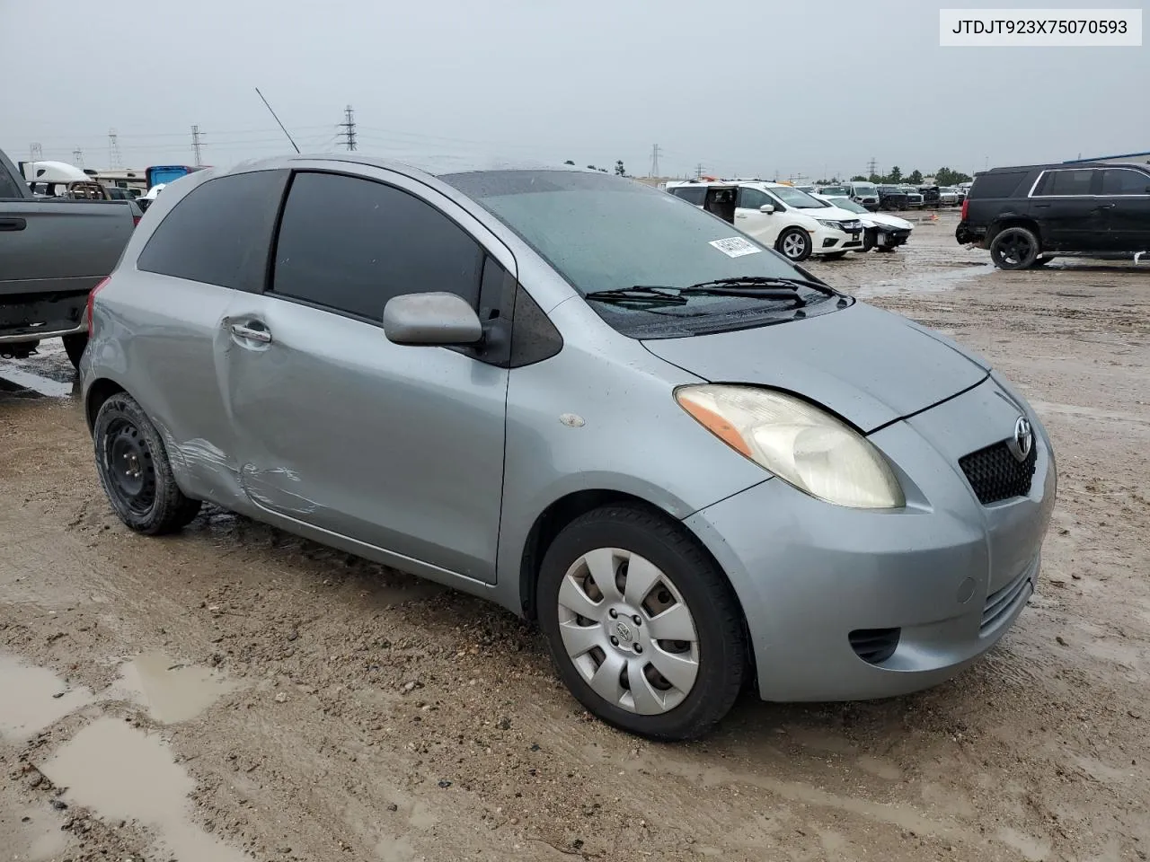 JTDJT923X75070593 2007 Toyota Yaris