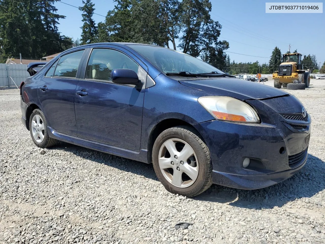 2007 Toyota Yaris VIN: JTDBT903771019406 Lot: 66039594