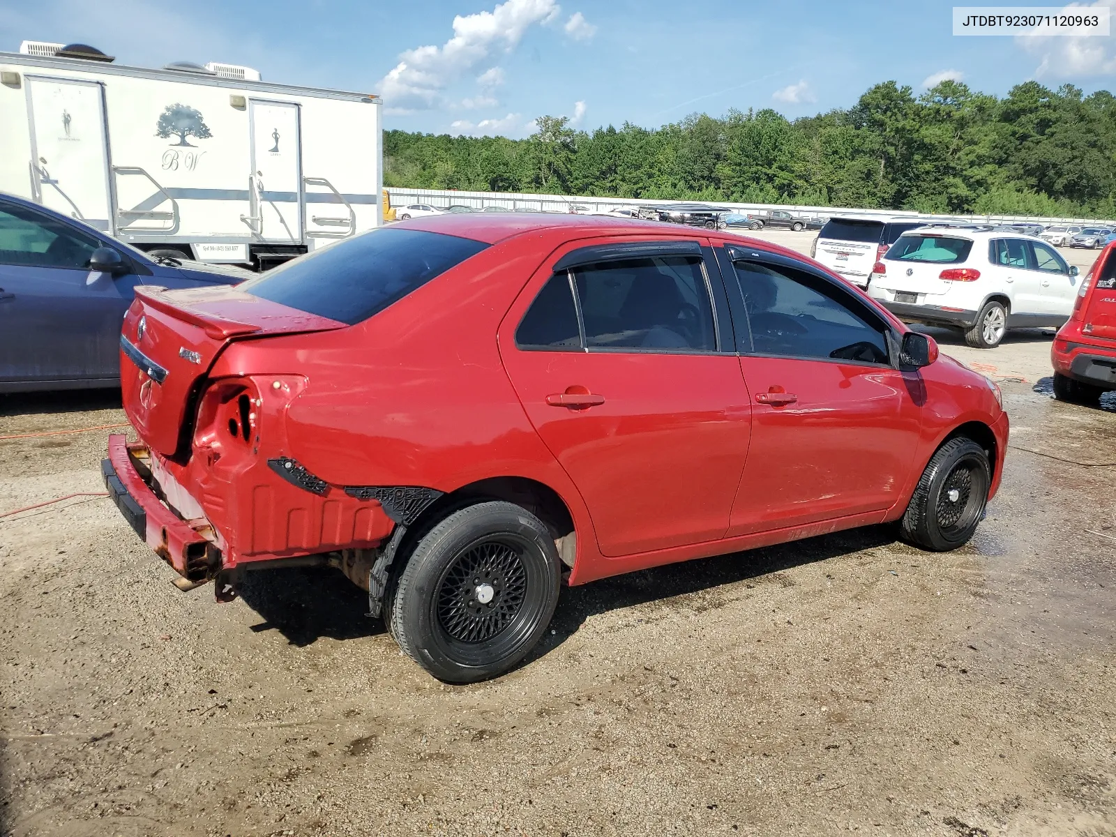 2007 Toyota Yaris VIN: JTDBT923071120963 Lot: 67481374