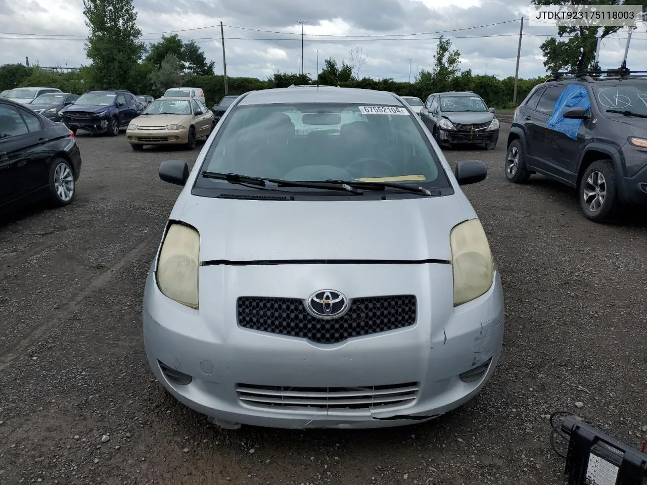 JTDKT923175118003 2007 Toyota Yaris