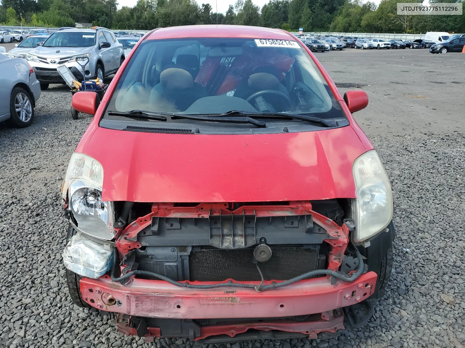 JTDJT923775112296 2007 Toyota Yaris