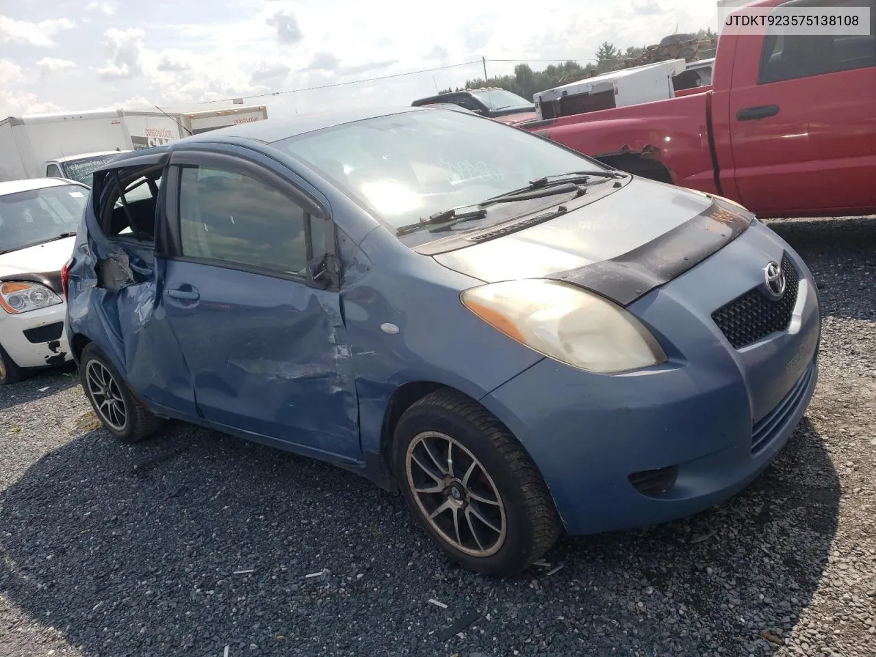 JTDKT923575138108 2007 Toyota Yaris