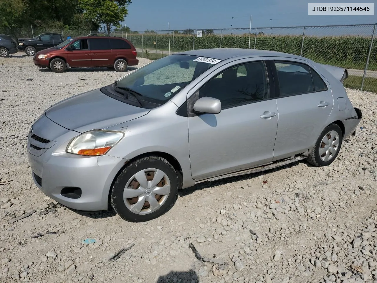 2007 Toyota Yaris VIN: JTDBT923571144546 Lot: 69102374