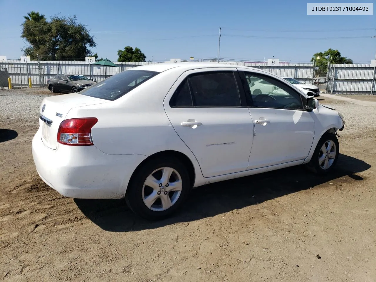 2007 Toyota Yaris VIN: JTDBT923171004493 Lot: 69516554