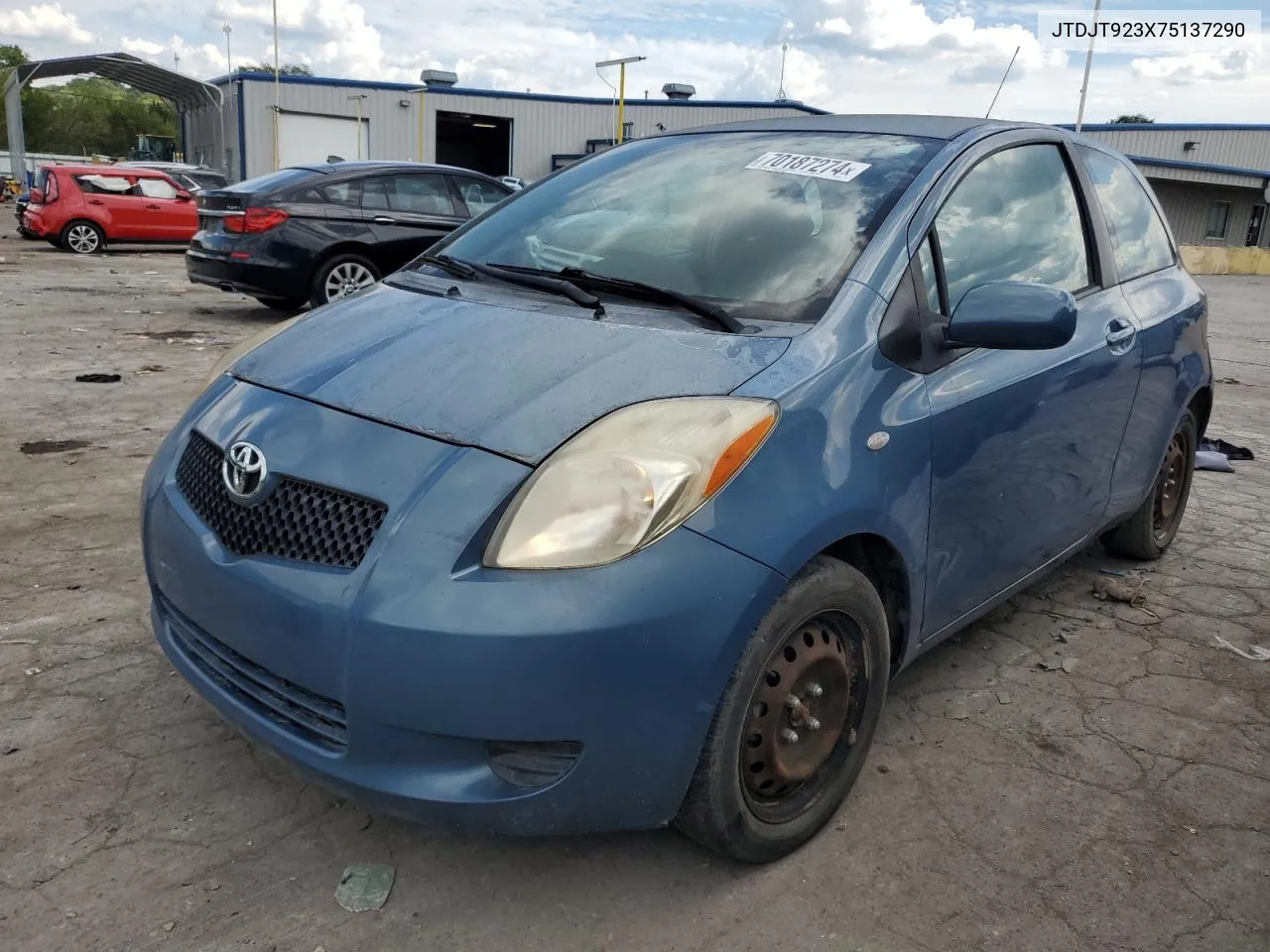 2007 Toyota Yaris VIN: JTDJT923X75137290 Lot: 70187274