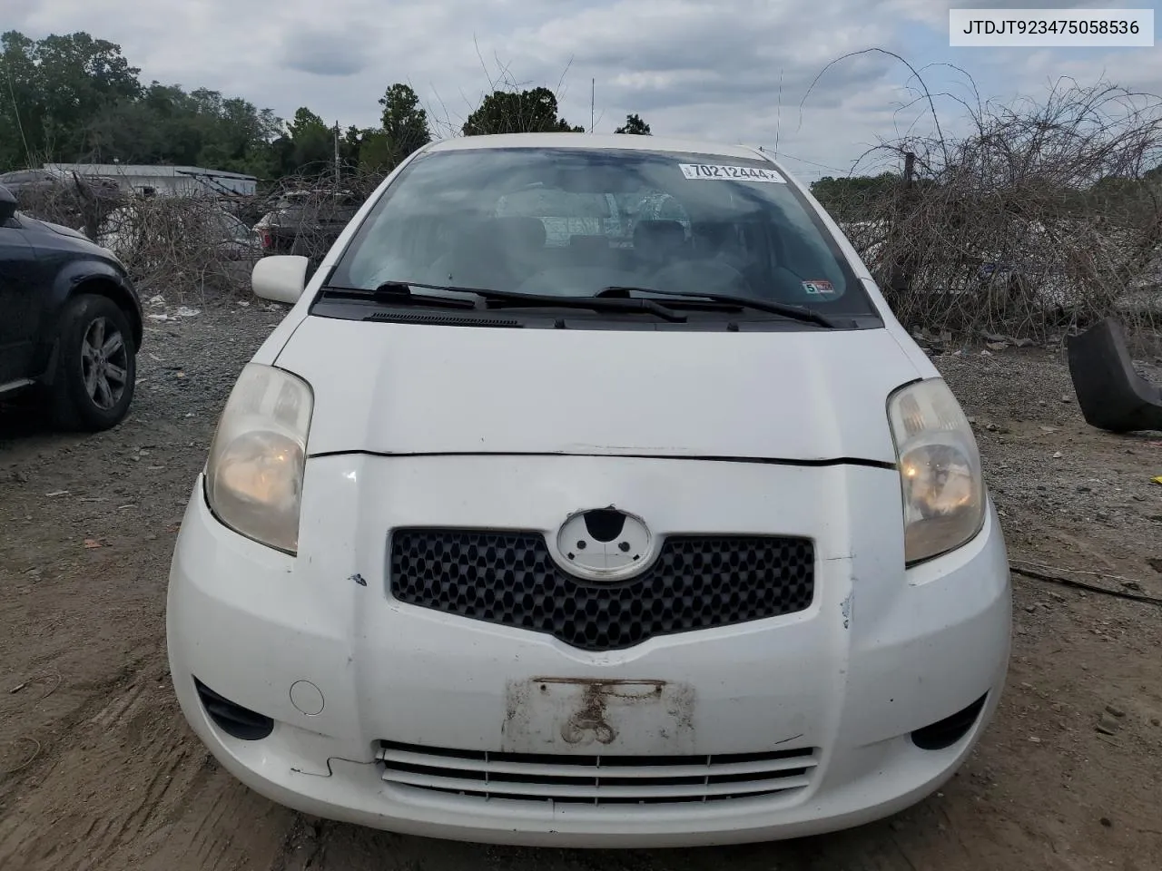 JTDJT923475058536 2007 Toyota Yaris