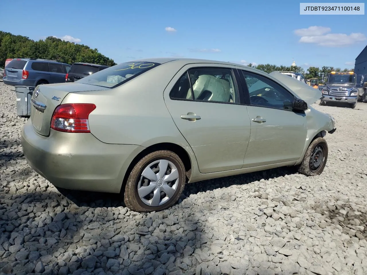 2007 Toyota Yaris VIN: JTDBT923471100148 Lot: 70349294