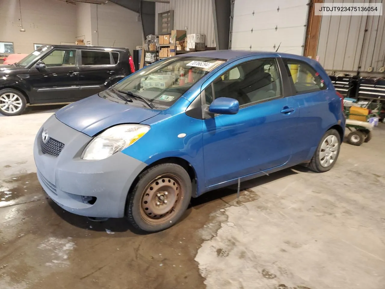 2007 Toyota Yaris VIN: JTDJT923475136054 Lot: 70766294