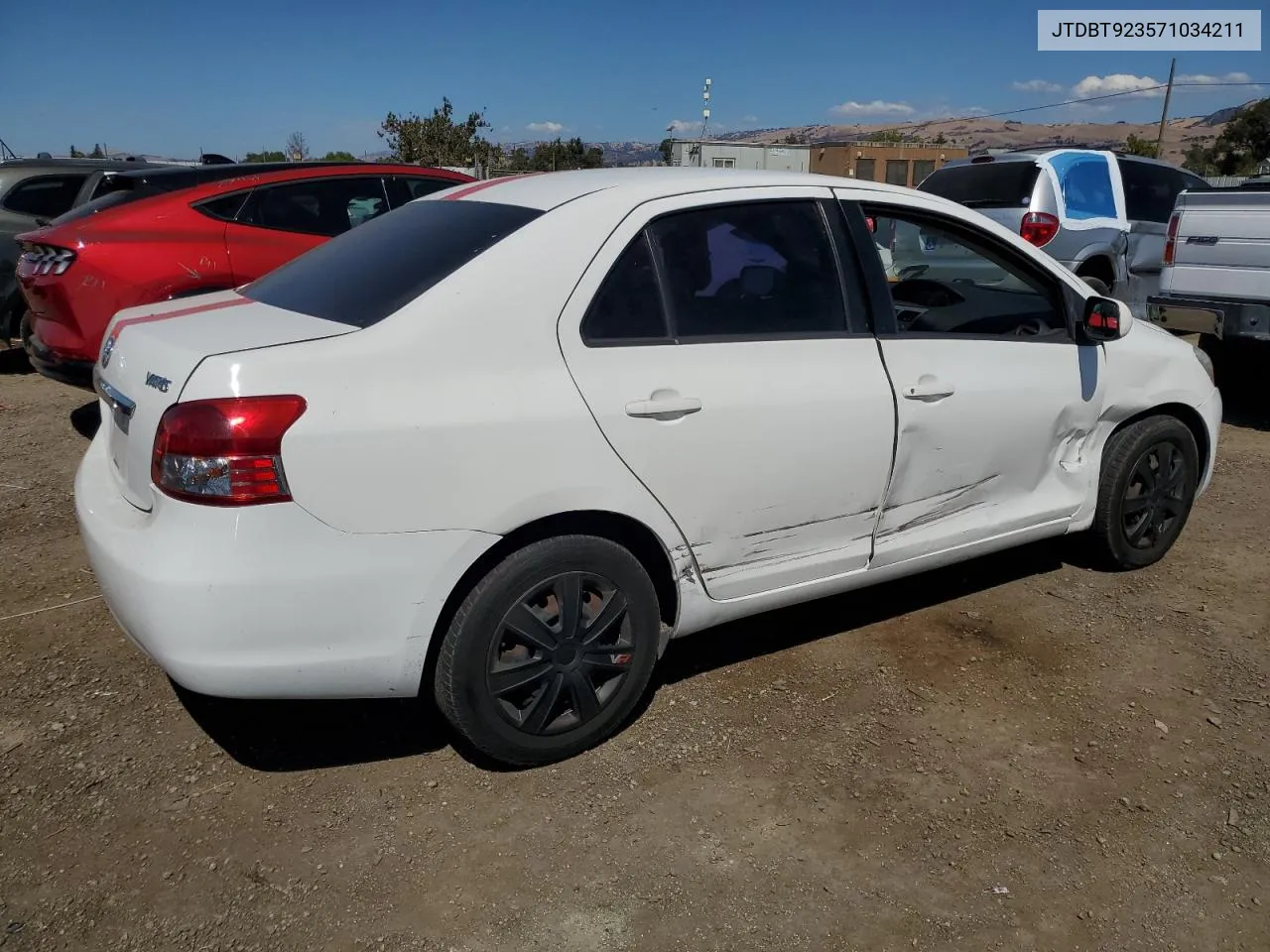 2007 Toyota Yaris VIN: JTDBT923571034211 Lot: 71266854