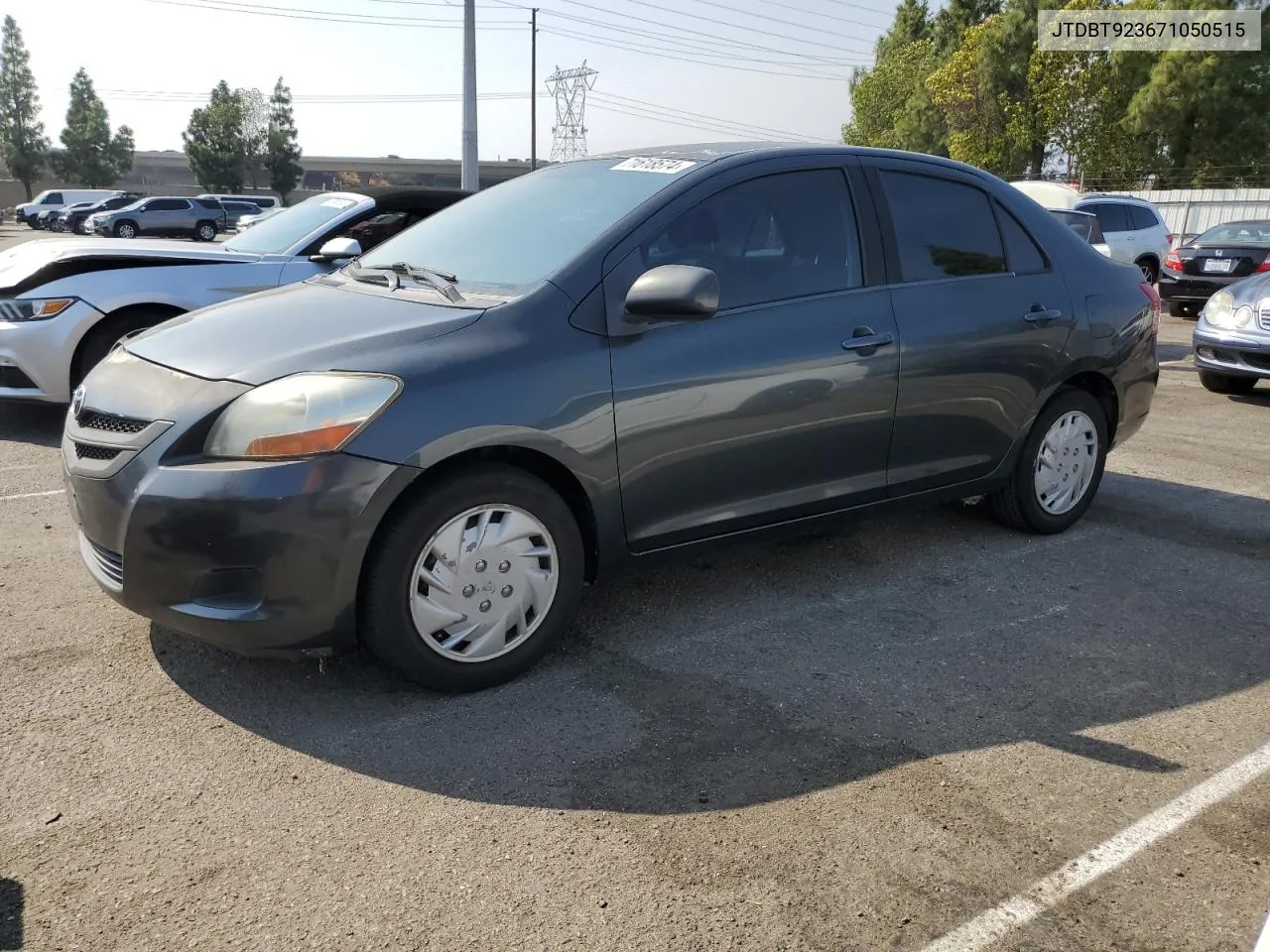 2007 Toyota Yaris VIN: JTDBT923671050515 Lot: 71618574