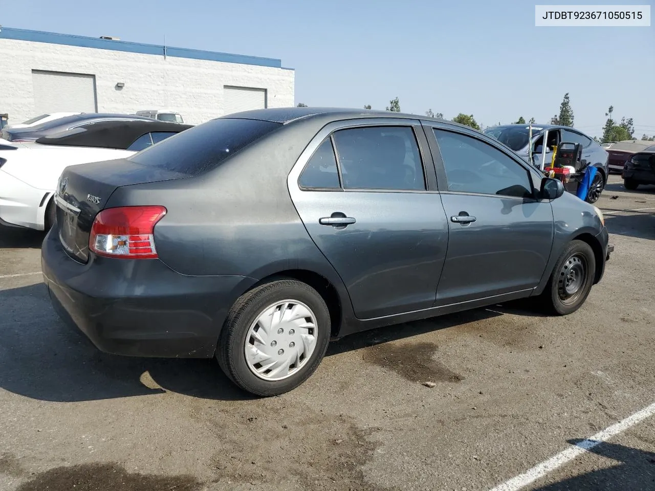 2007 Toyota Yaris VIN: JTDBT923671050515 Lot: 71618574