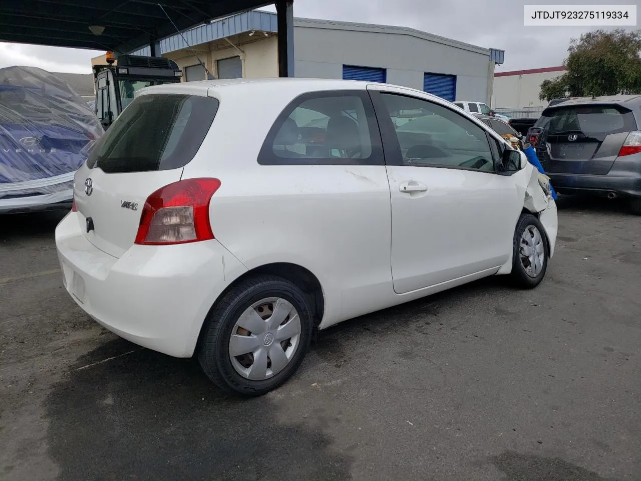 2007 Toyota Yaris VIN: JTDJT923275119334 Lot: 71658744