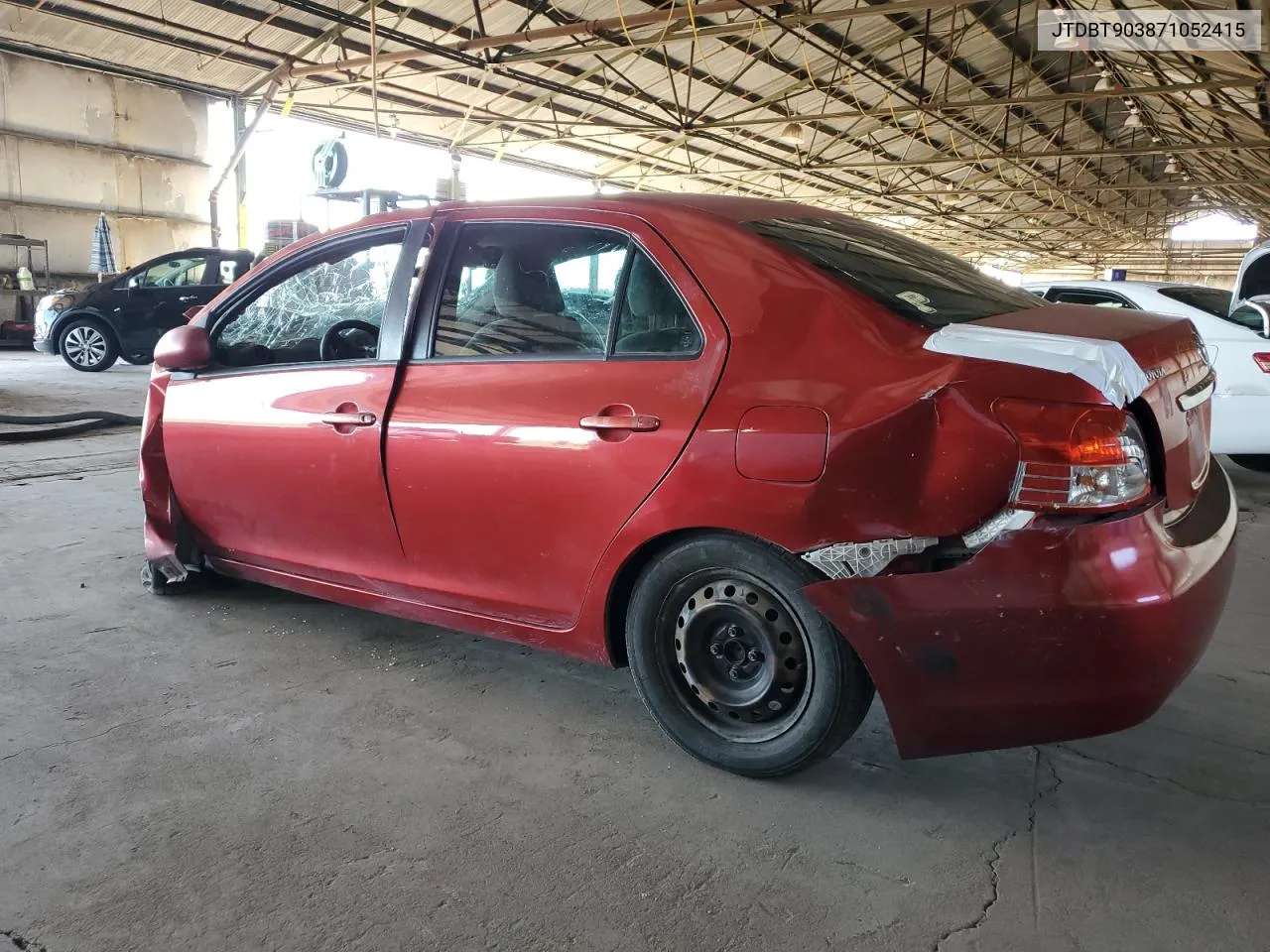 2007 Toyota Yaris VIN: JTDBT903871052415 Lot: 71735384