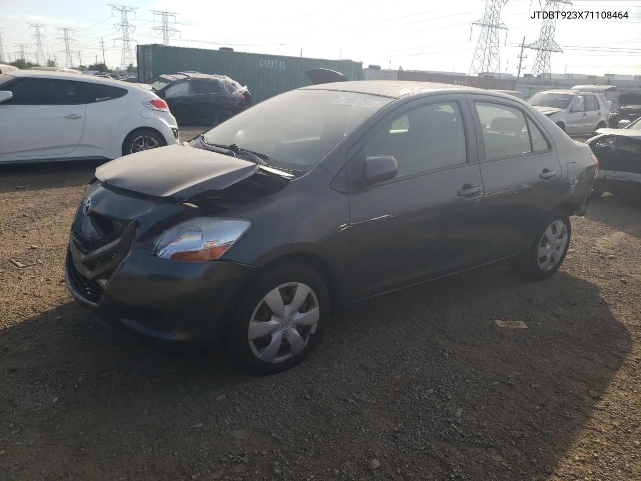 JTDBT923X71108464 2007 Toyota Yaris