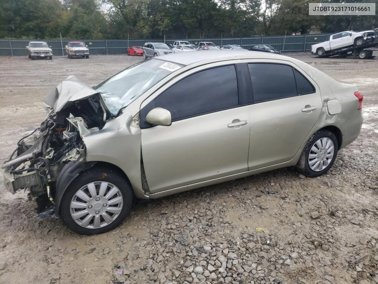 JTDBT923171016661 2007 Toyota Yaris