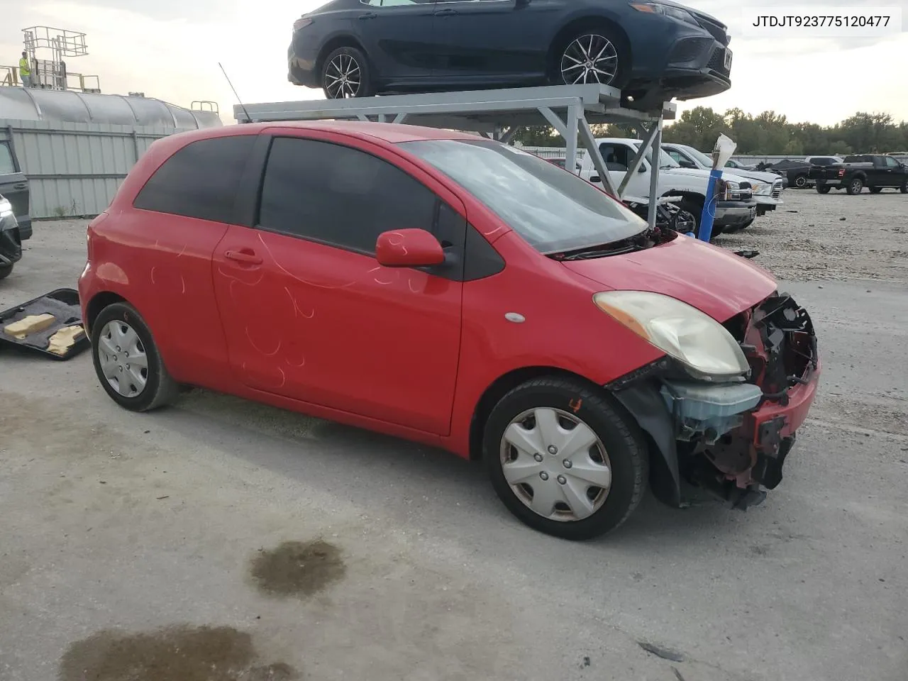 JTDJT923775120477 2007 Toyota Yaris