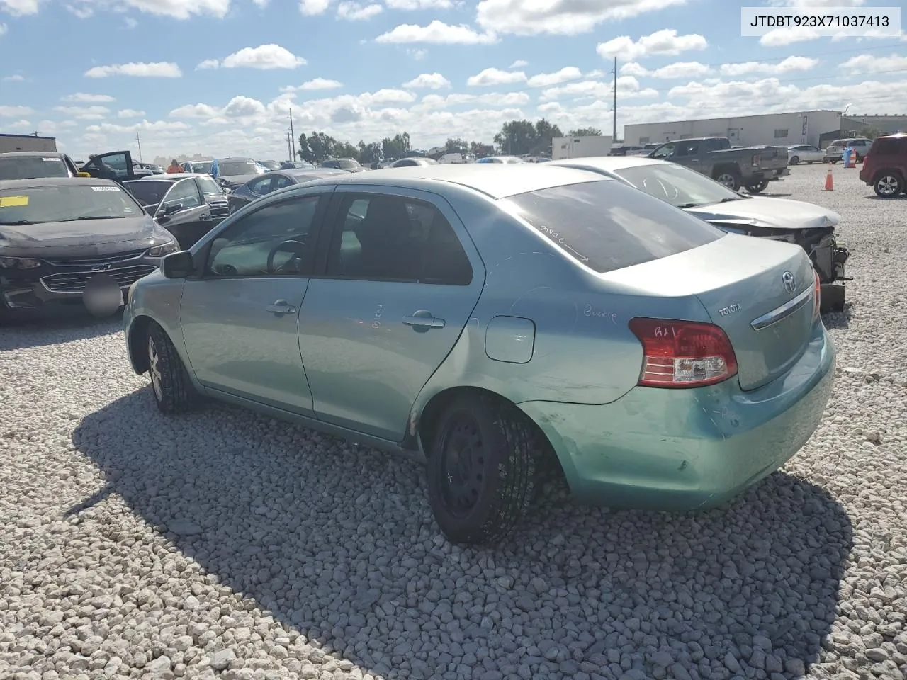 2007 Toyota Yaris VIN: JTDBT923X71037413 Lot: 72073874