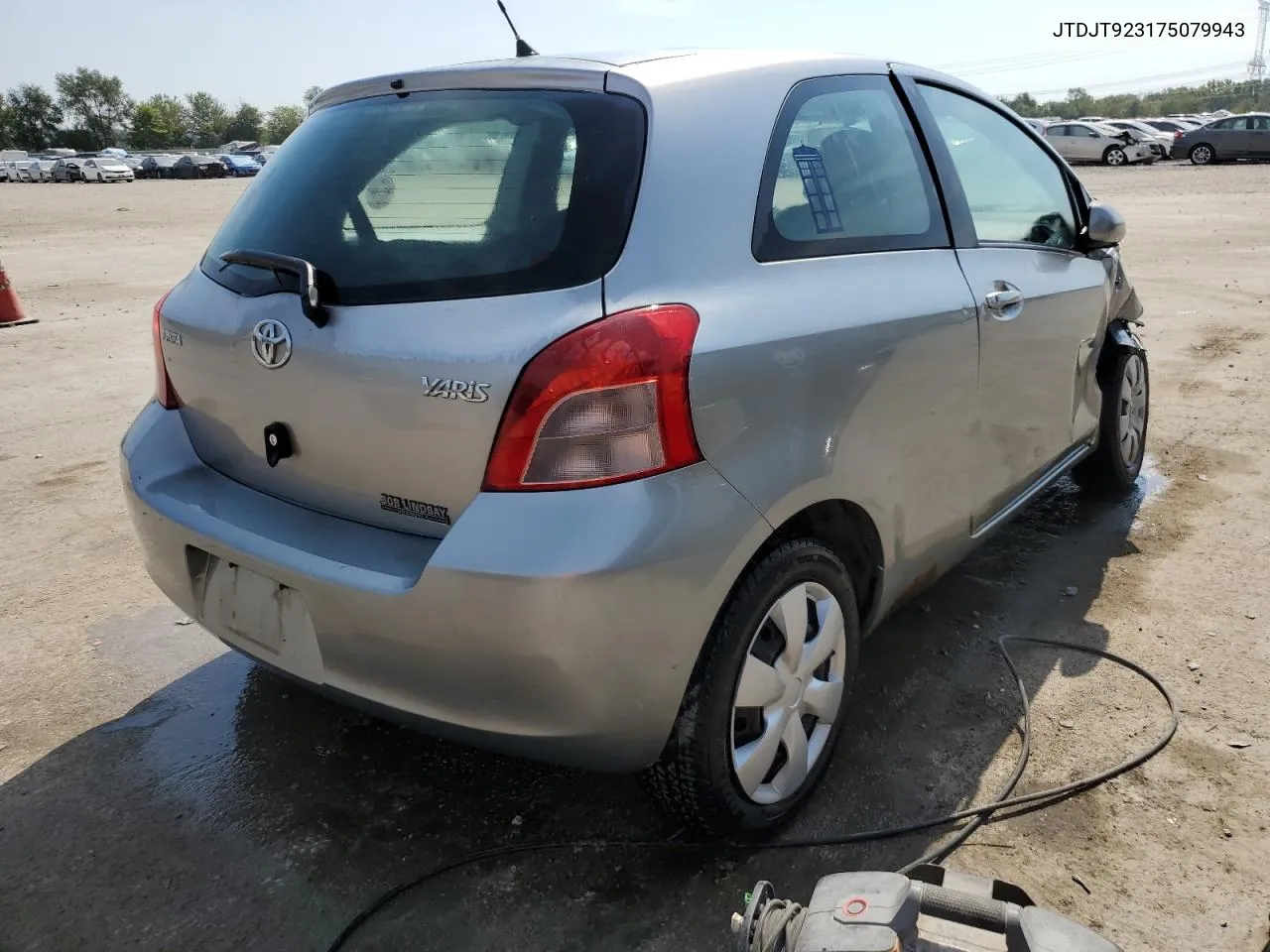 2007 Toyota Yaris VIN: JTDJT923175079943 Lot: 72205724