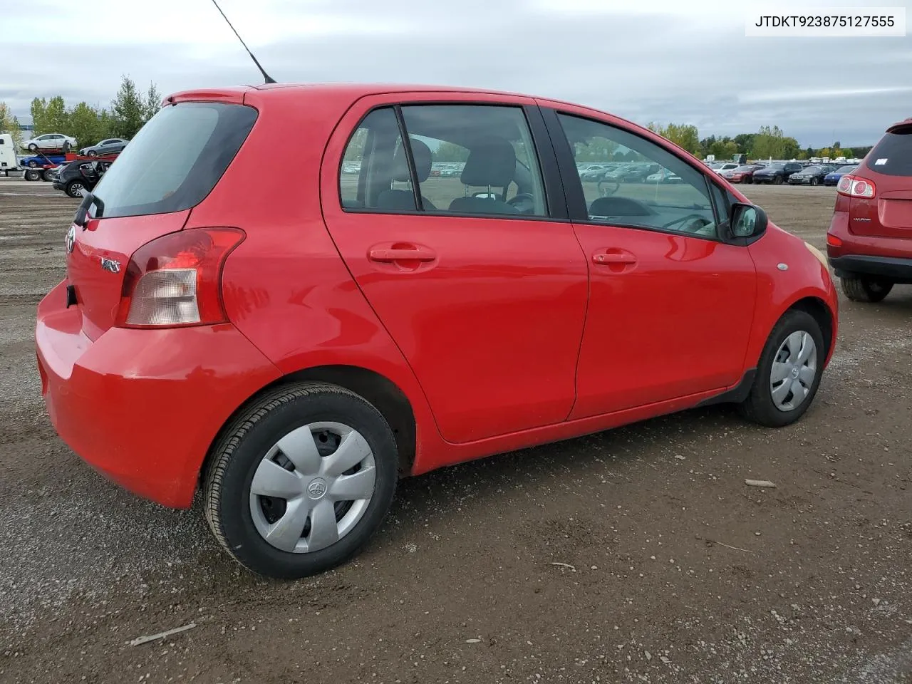 2007 Toyota Yaris VIN: JTDKT923875127555 Lot: 72648004