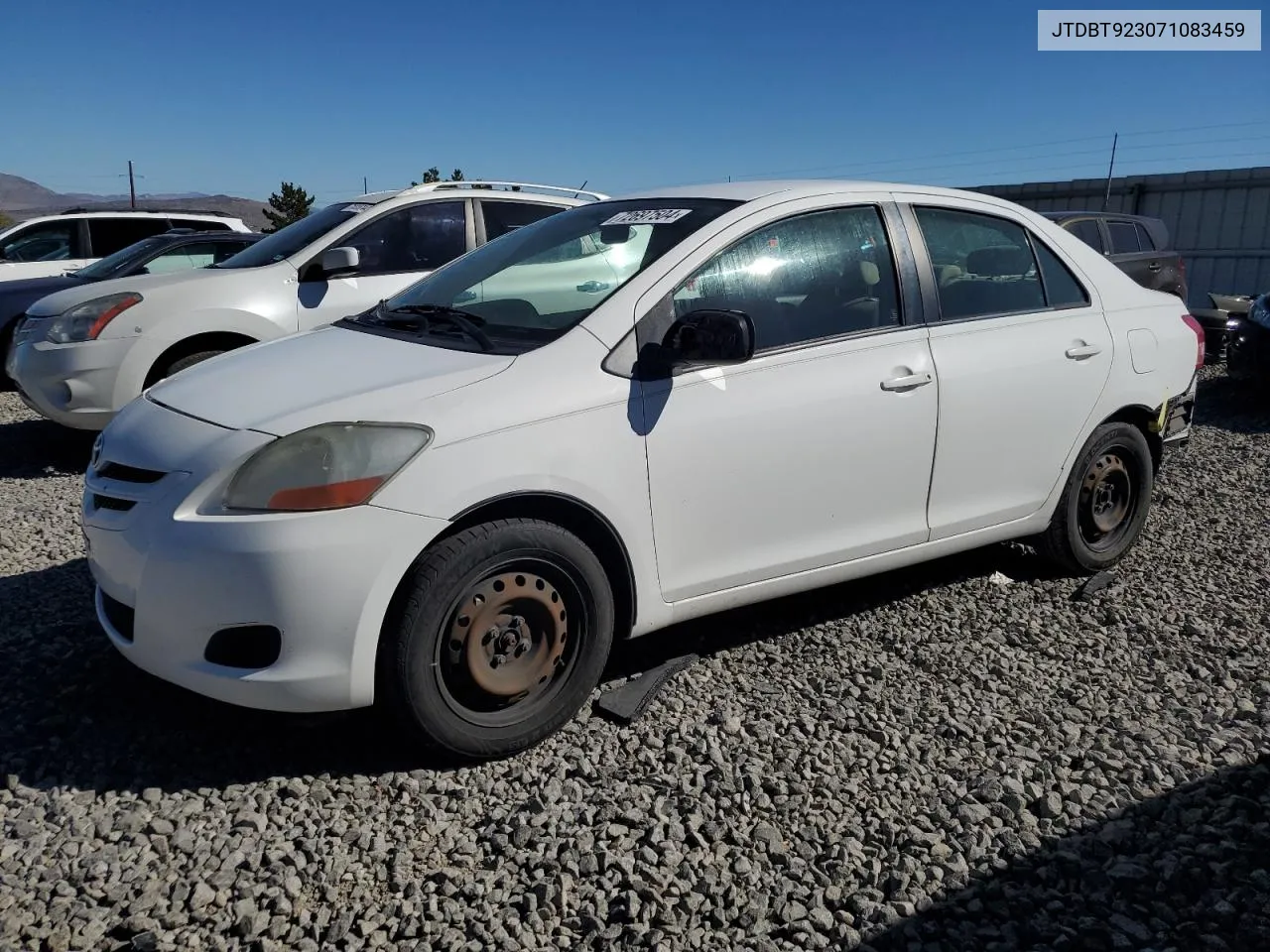 2007 Toyota Yaris VIN: JTDBT923071083459 Lot: 72697504